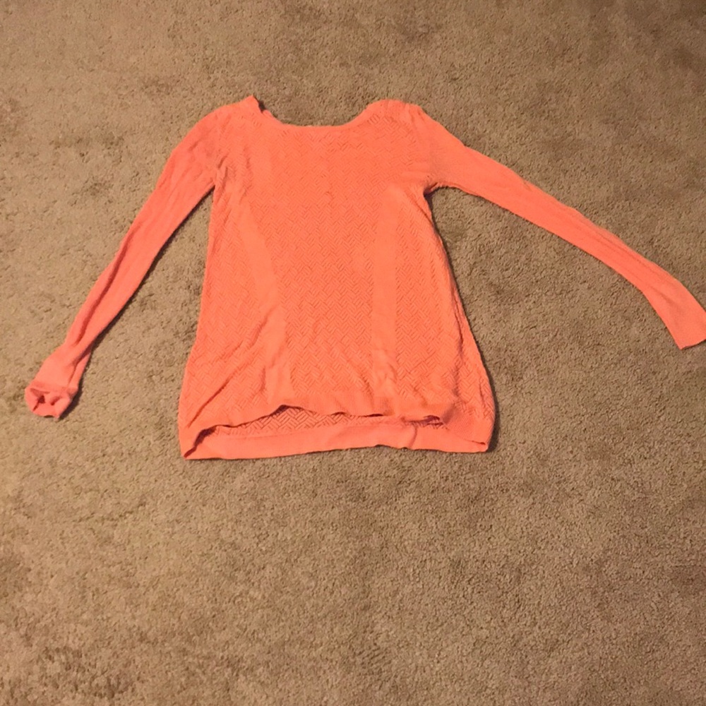 Coral lightweight knit shirt